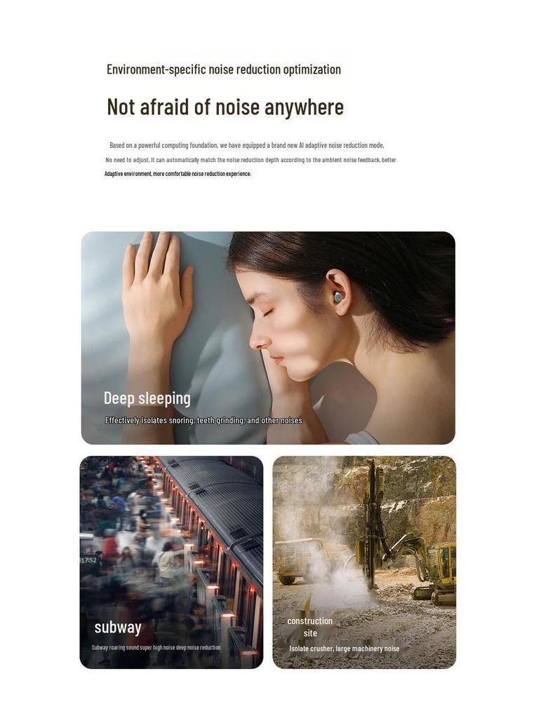 Super Soundproof Earplugs for Sleep - Comfortable, Noise-Reducing, Gentle On Ears, Ideal for Snoring Reduction