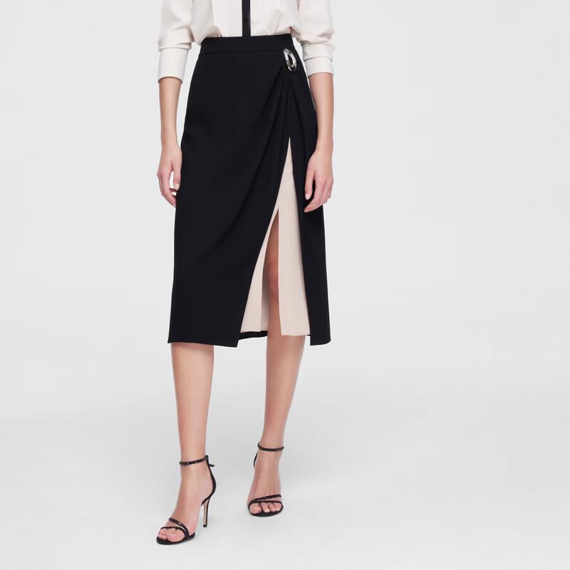 ELLASSAY Women s Triacetate Pleated Skirt XS