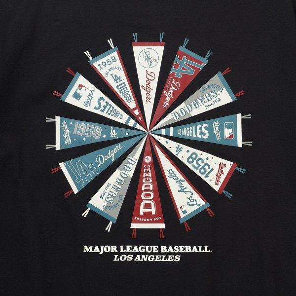 New Era Mlb La Dodgers Team fLag T shirT bLack 15147514