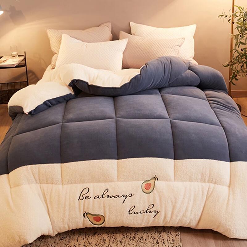 Nanjiren Thickened Faux Lamb Fleece Quilt