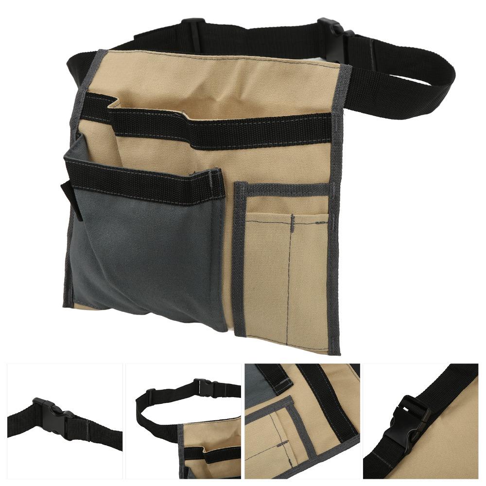 Adjustable Belt Tool Belt Bag Canvas Canvas Organizer Durable Waist Hanging Bag Gardening Work