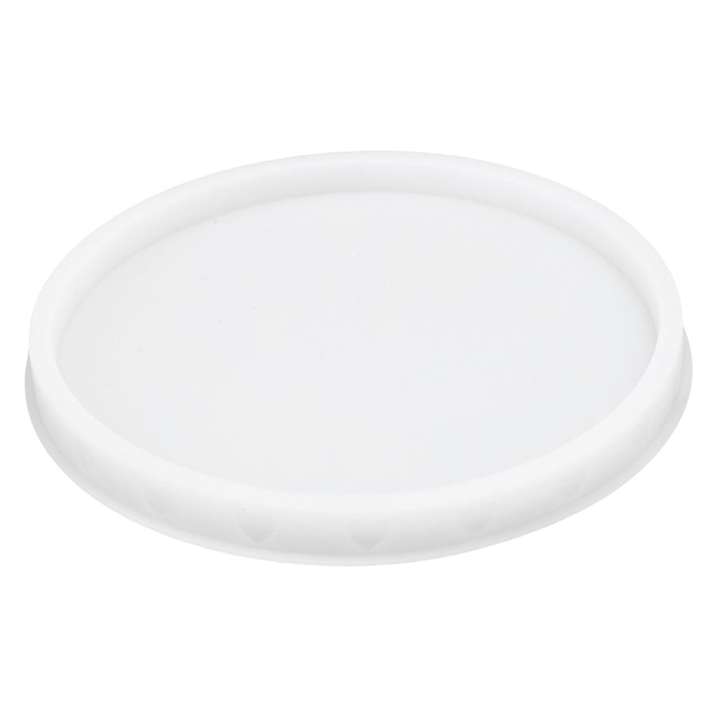 Round Silicone Tray Mold Multifunctional Gypsum Resin Mold Jewelry Holder Mold DIY Art Craft Accessories Home Decor