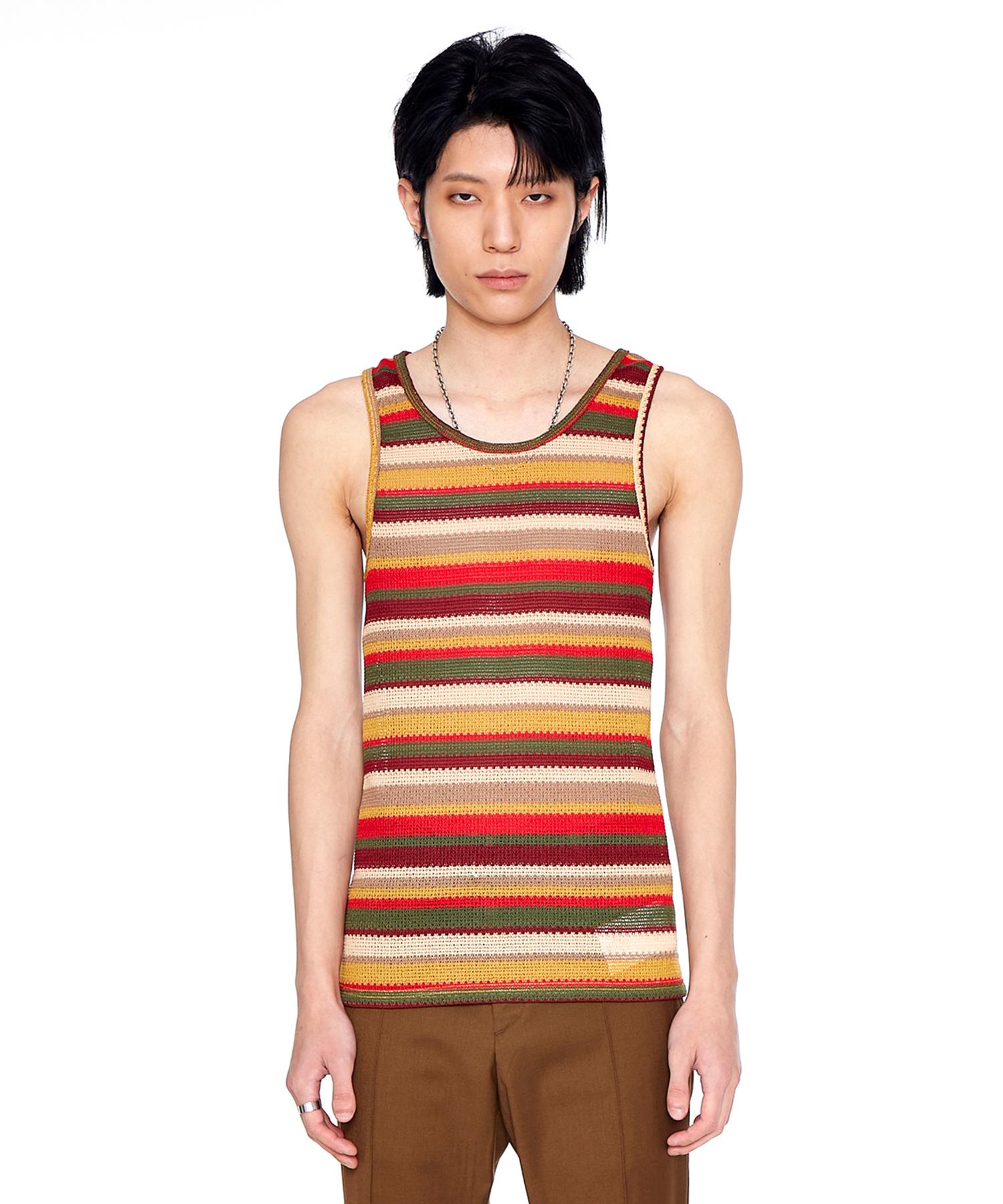Eponim Knitted Sleeveless_Multi Stripe One Size