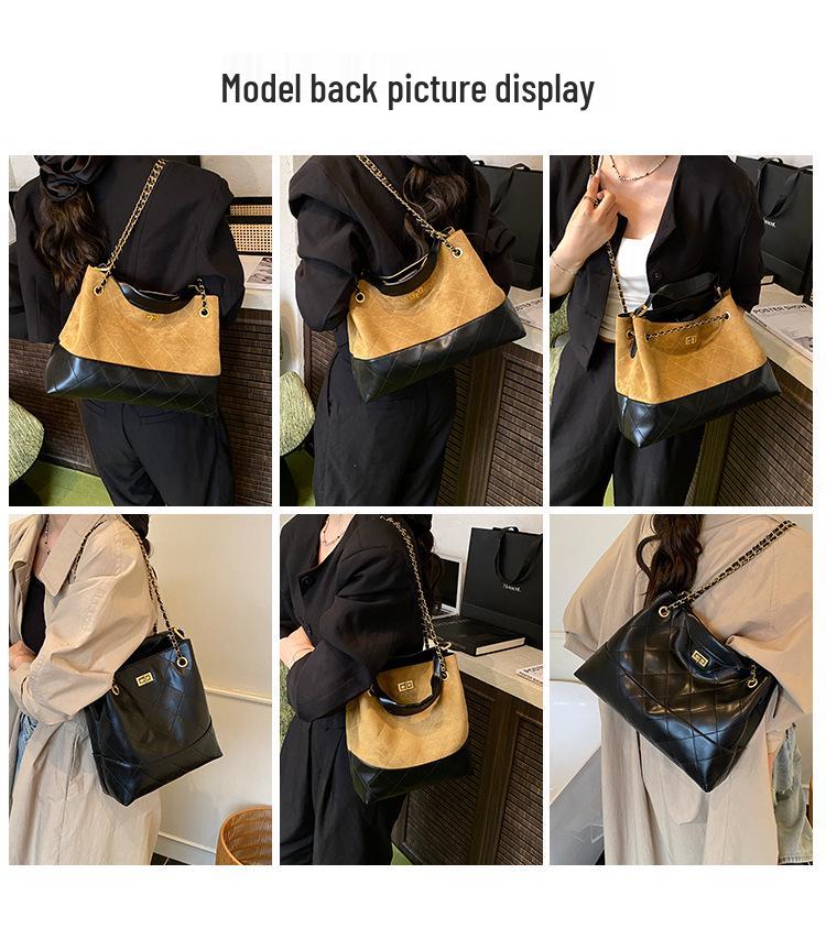 2025 Women's Luxury Deerskin Diamond Chain Crossbody Tote Bag