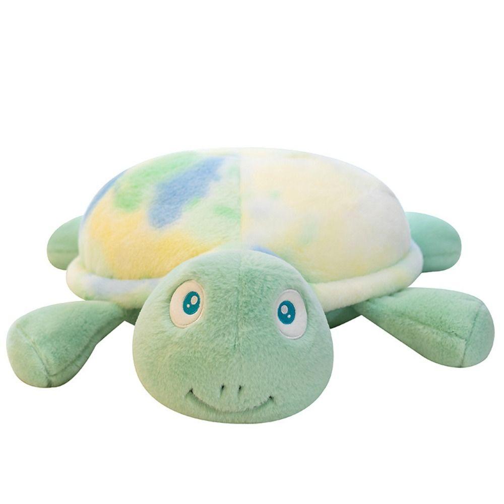 

Stuffed Doll Rainbow Turtle Plush Doll Collection Sea Turtle Animal Doll Kids Birthday Christmas зелёный