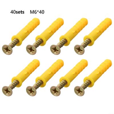 Robust For Drywall Anchor System Includes 40 Pcs of M6 Stainless Steel Screws