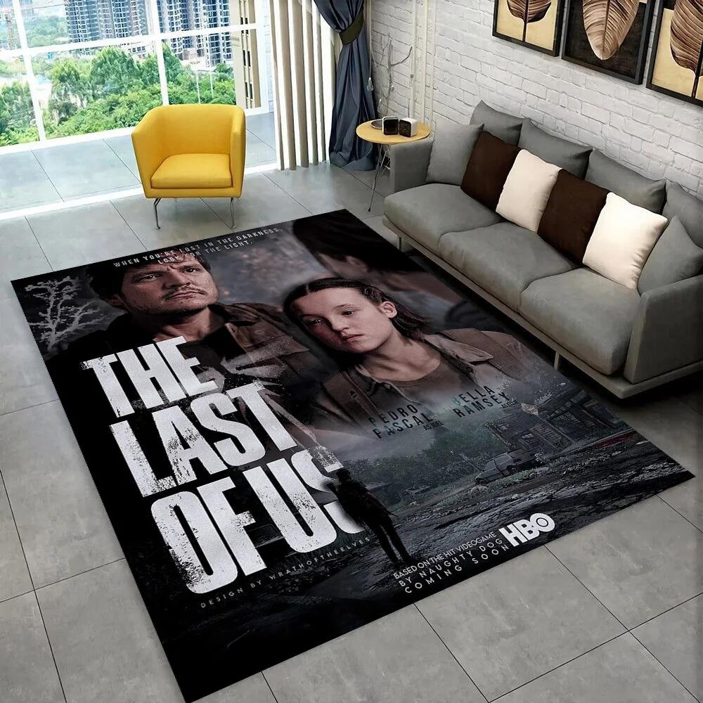 The Last of Us horor TV hra Pedro Area Koberec,Koberec pro domácnost Obývací pokoj Ložnice Pohovka Rohožka Dekor,dětská hra Protiskluzová podložka na podlahu
