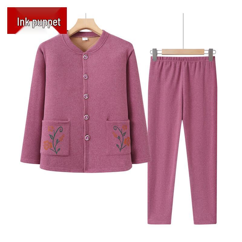 Women's Thickened Thermal Underwear Set for Seniors