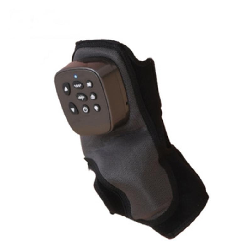 

Electric Foot Ankle Physiotherapy Massager Joint Ligament Strain Massage Heating Vibration Rehabilitation Machine Pressotherapy сірий колір