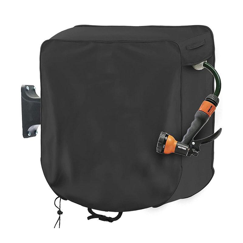 210D Oxford Waterproof Wall Mounted Retractable Hose Reel Protective Cover for Outdoor Garden Sun Protection Cover 60X45X60Cm