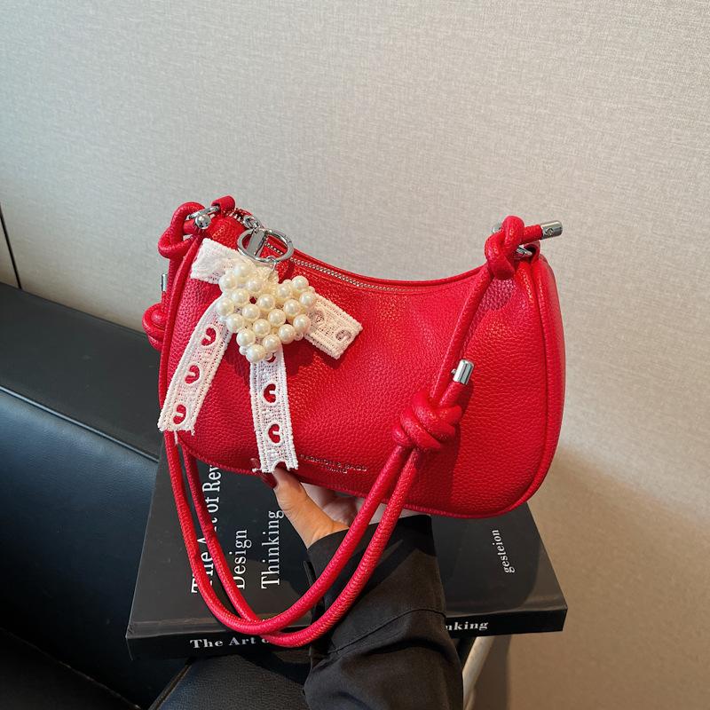 High-end small bag women's summer new fashion niche messenger bag one shoulder underarm dumpling bag