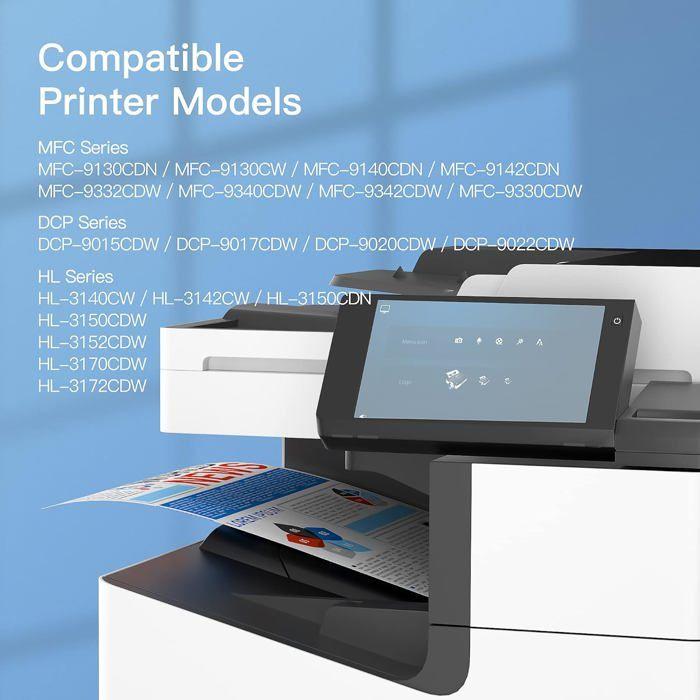 Cartouche de Toner - 1001 PILES BATTERIES - TN241 TN245 - 5 pièces - Compatible Brother - Haut rendement