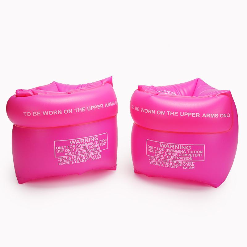 

Adult Infant And Double Airbags Thickened Inflatable Floating Sleeve Swim Ring рожевий