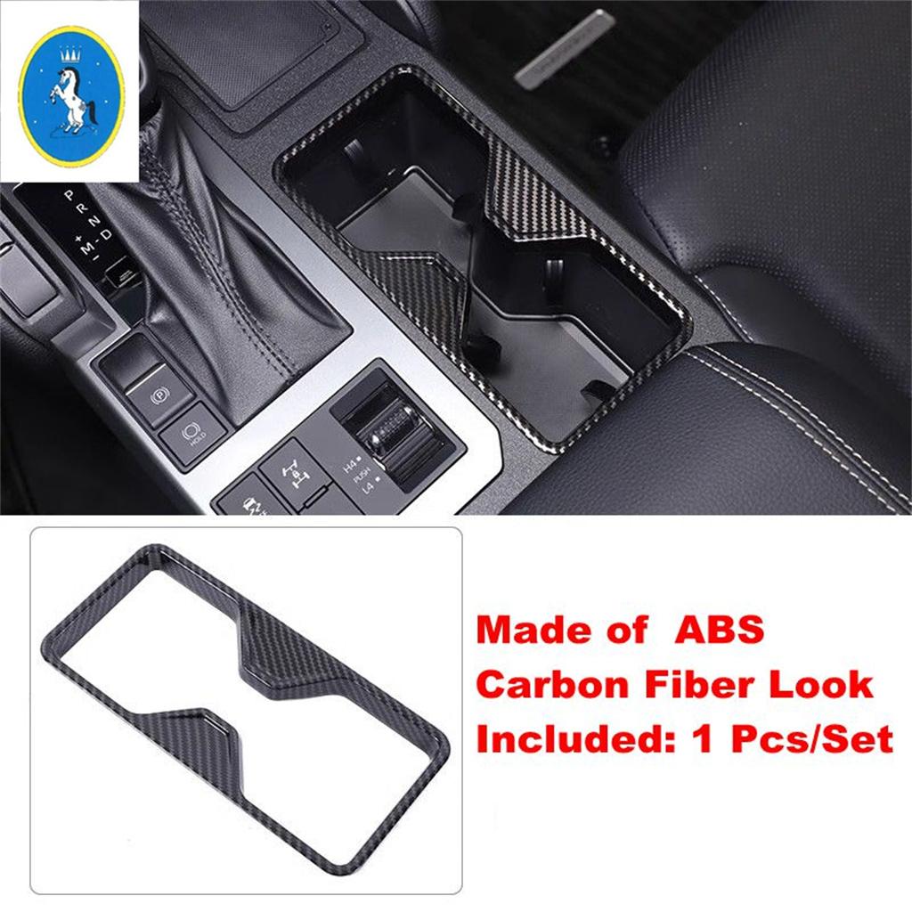 Auto Central Console Front Water Cup Holder Panel Decor Cover Trim Accessories For Toyota Land Cruiser 250 Prado LC250 2024 2025
