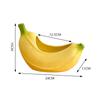 Creative Banana Desktop Storage Box Entrance Key Storage Pallet Ceramic Desktop Decorative Ornament Remote Control Storage Box