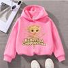 Cute Ballerina Cappuccina Printed Kids Sweatshirt for Girls Fashionable and Comfortable Children's Pullover Top