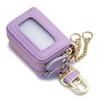 Genuine Leather High-value Double Zipper Key Bag Large Capacity New Waist Hanging Storage Bag Unisex Portable Key Bag