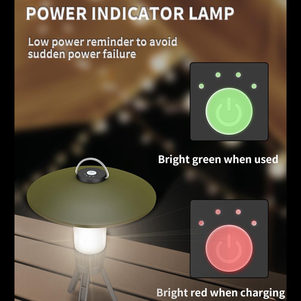 Portable Outdoor Led Camping Lantern Multifunctional Hanging Tent Light Emergency Light With Magnet