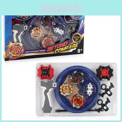 Xd168-10 Alloy Battle Gyro Toy Set With Four-in-one Competitive Design For Kids