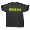 Novel Technology Dad Dad Baby Music Life T-shirt Design Cotton Street Personality Short Sleeve Birthday Gift Summer Style Tops