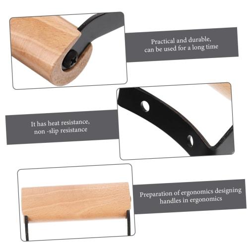 LABRIMP 2-Piece Pot Handle, Pot Side Handle, Pot Parts, Replacement Handle, Pot, Kitchen Gadget, Pot Consumables, Pot Handle, Wok Handle, Boiler Handl