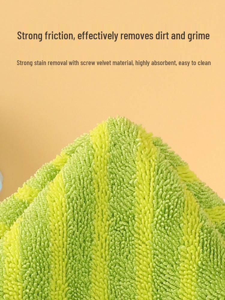 Double-Sided Thickened Mop Cloth Replacement for Flat Mop
