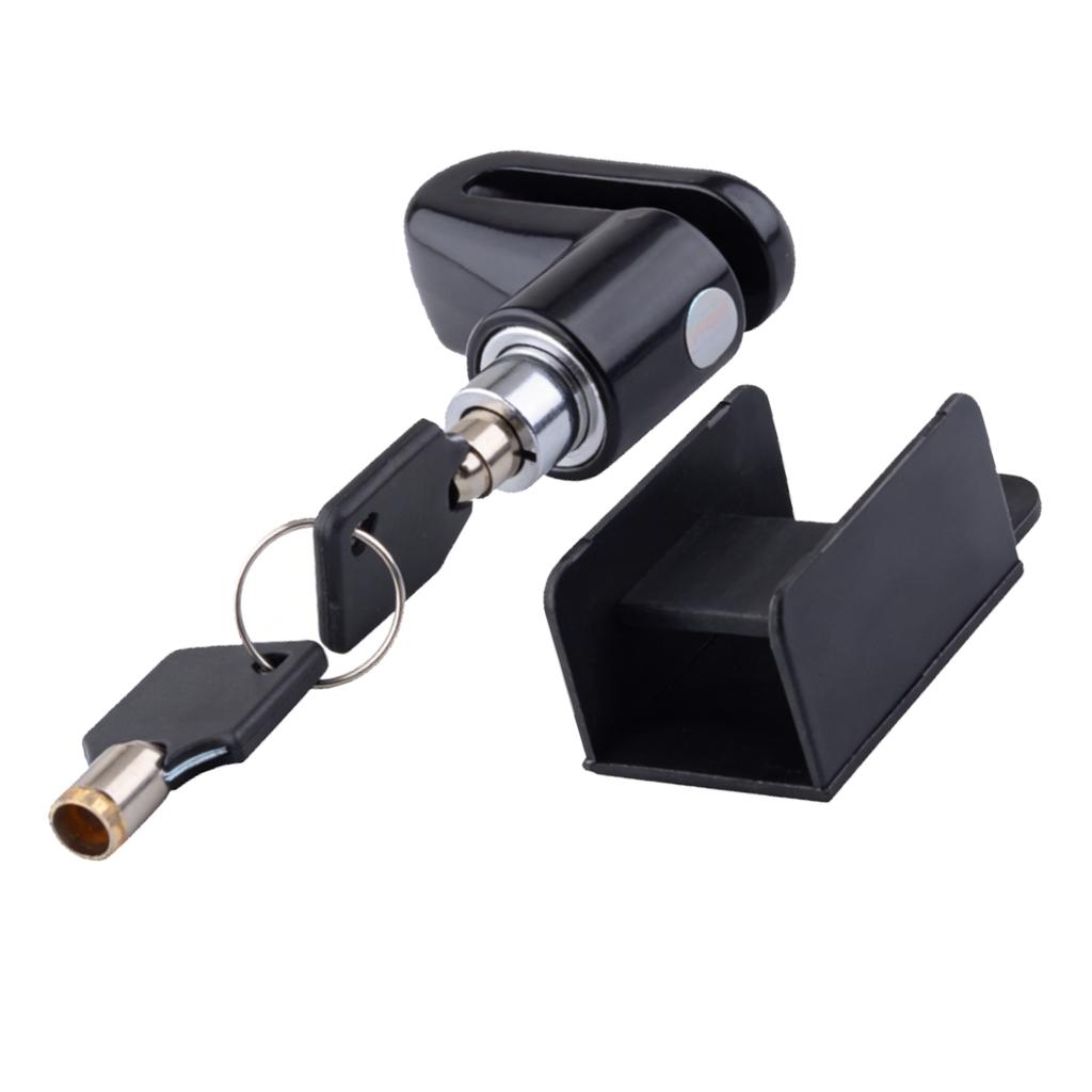 Bike Disc Brake Lock with Key Portable Anti Pry Anti Theft Wheel Disc Brake Lock for Mountain Bike Black Disc Brake Lock
