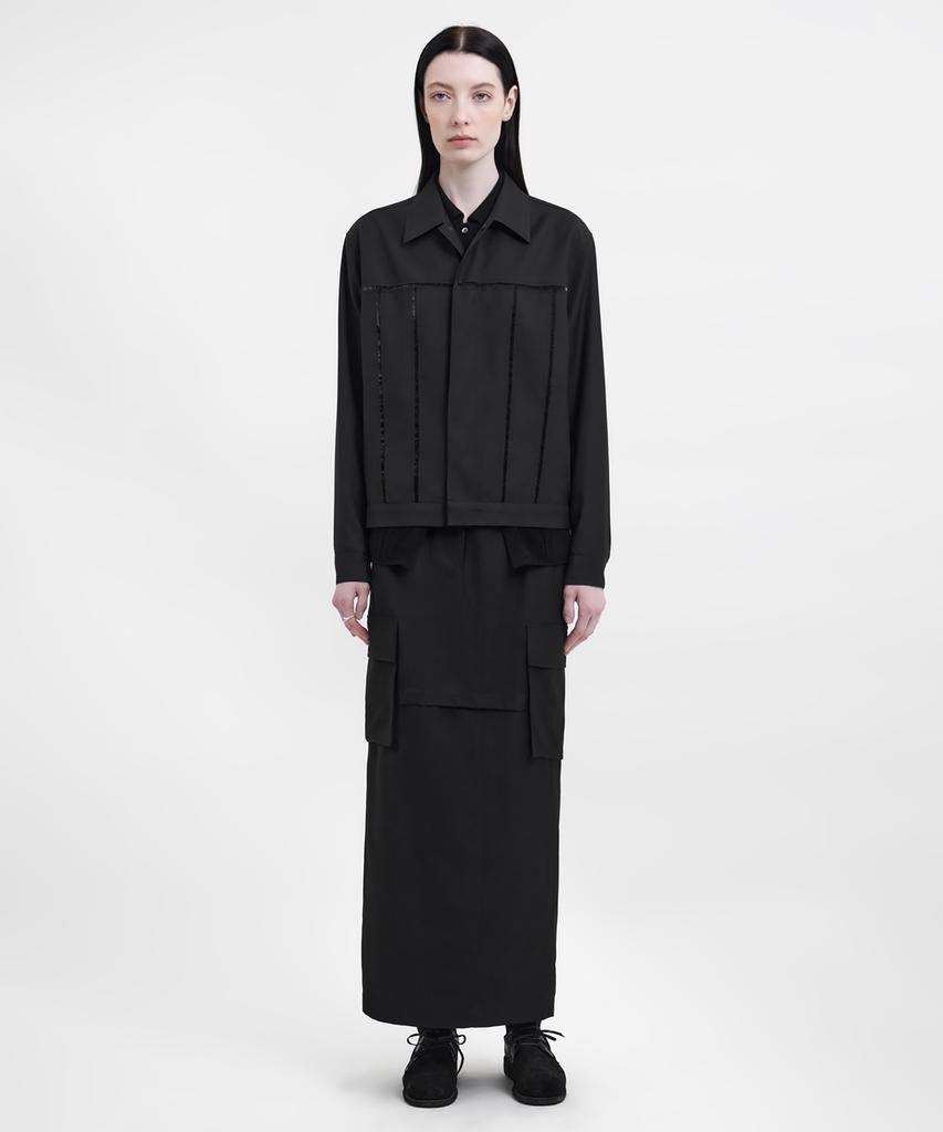 YOUTH Cargo Maxi Skirt - Black