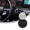 Car Push To Start Button Locker, Diamond Studded Car One-Touch Start Rocker Ball, Decorative