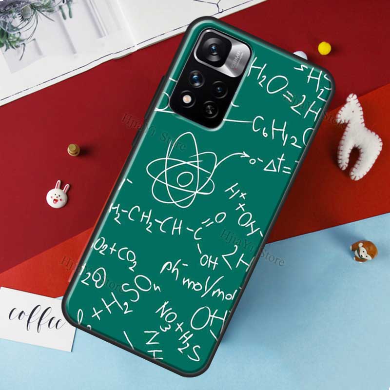 Biology and Chemistry Case For Xiaomi Redmi Note 11 Pro Cover For Redmi Note 10 Pro 8 9 10S 9S 9A 9C 9T Cases