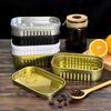 Sardine Can Shaped Storage Tin Box Space-Saving Small Storage Organizer for Closet Hair Accessories Socks Household Sundries