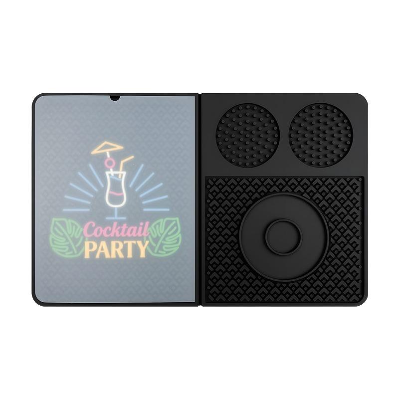 

Bar Mat Creative Personalized Drain Mat Thickened Heat Insulation Anti-Scald Non-Slip Bar Counter Mat Oil Proof Waterproof 470X300MM