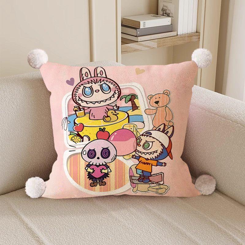 Peripheral Series Throw Pillow Cartoon Doll Throw Pillow, Pillow Cushion Gift, Backrest Cushion Pillow