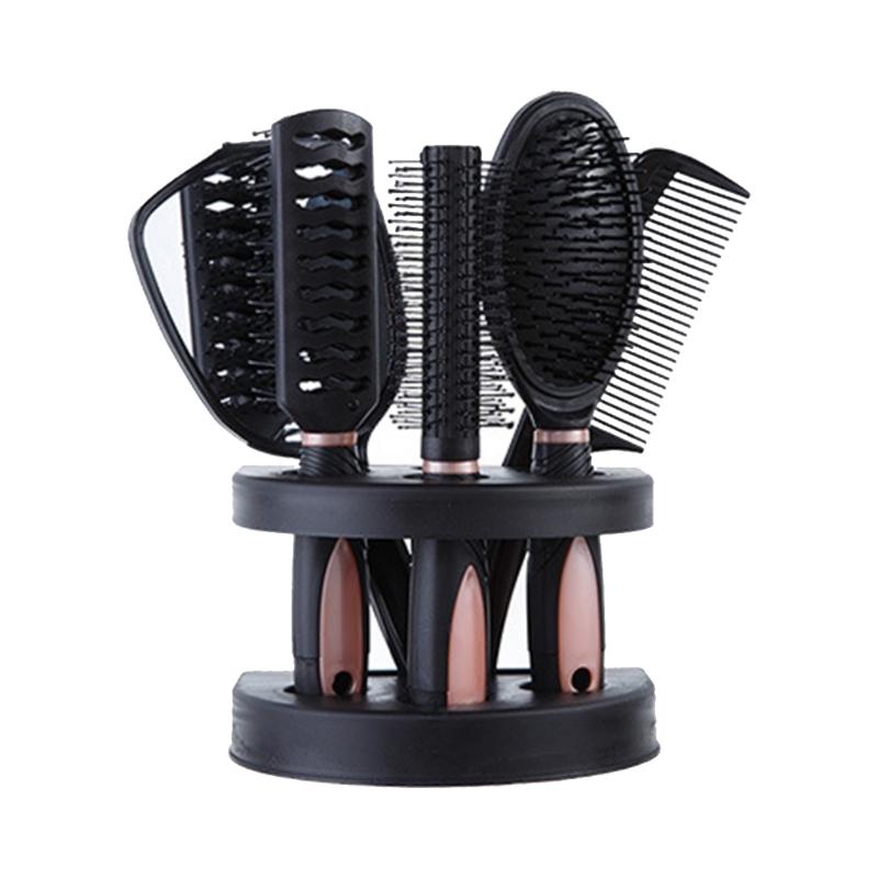 

Portable Mirror and Brush Comb Set For Quick Hair Styling Grooming Accesory For Different Ages Especially Fashion Women рожевий