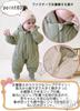 Jumpsuit Baby Coverall with Ears Bear Ears Hooded Padded Fleece Lining Outerwear Romper Baby Clothes Clothes Fluffy Kids Baby Long Sleeves Snow Play