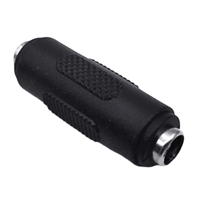 Portable DC5521 Female To DC5.5x2.1mm Converter Adapter Power Conversion Head Black for Various Laptops Brands