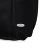 Lee Leather Color Block Nylon Shoulder Bag Black