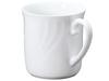 Okura Art Pottery Janet White Mugs (Pair), Coffee/Tea, Approx. 310cc, Microwave and Dishwasher Safe, Made In Japan, 126CR/1000-I