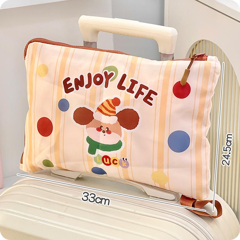 3pcs Travel Cosmetics Storage Bag Girls Large Capacity Cute Kids Clothing Travel Storage Bags Set Organizer Zipper Underwear Bag