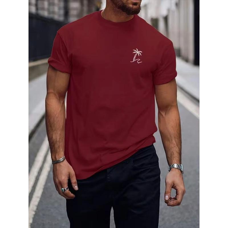 3D Print T ShirtColorful Graffiti Printed Men's Crewneck T-shirt Summer Daily Street Men's Casual T-shirt Outdoor Sports Men's Short-sleeved