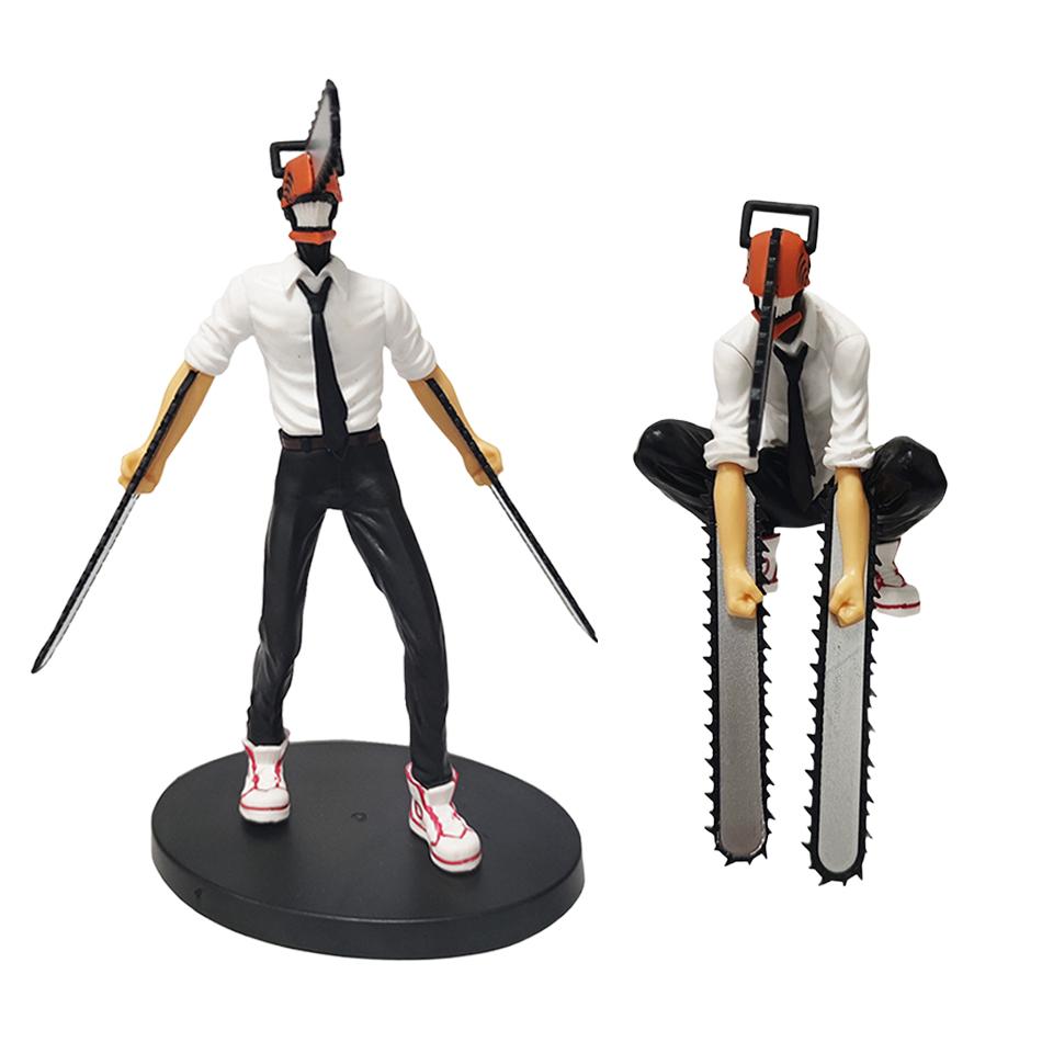 18cm Chainsaw Man Anime Figure Boutique Action Figure Pvc Boxed Set Anime Collectibles Adult Collection Model Doll Toys Gift
