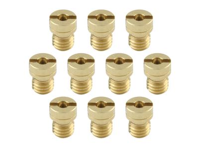 POSH 715900-10 Motociklo Prekės Pagrindinių Purkštukų Rinkinys 10 Per didelių Pagrindinių Purkštukų Rinkinys KEIHIN Apvalus Dydis (6X8)