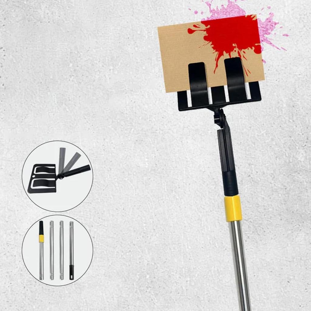 Paint Shield Holder,Adjustable Angle durablle Spray Shield Holder Set,Paint Spray Shield,Multifunctional Extended Cardboard Spray Shield Holder for