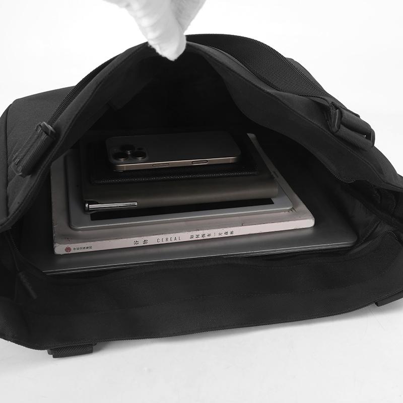 Herren Schultertasche Große Kapazität Pendler Business Umhängetasche Leicht Abriebfest Oxford Tasche