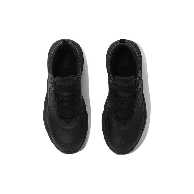 FILA Ray Cushioning Abrasion Resistant Cushioning, Wear Resistant Low top Running Shoes Unisex Black 1RM02768G001