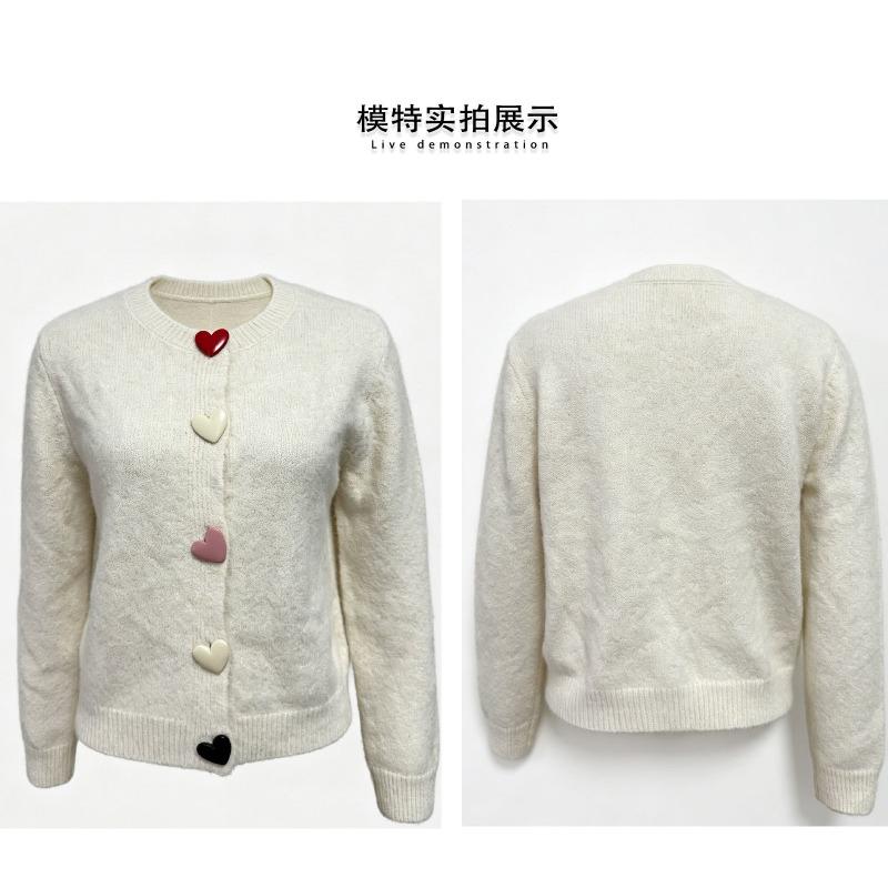 Women S V Neck Long Sleeve Loose Knit Cardigan Autumn Winter Lazy Style