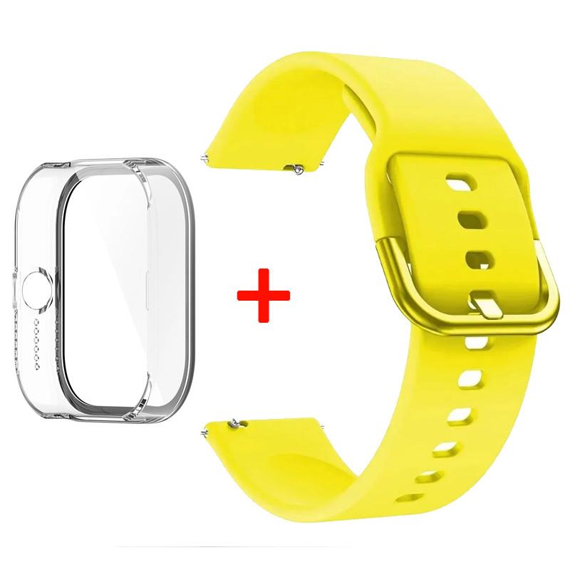 Watch Band + Protector Case for CMF By Nothing Watch Pro Strap Sports Silicone Replacement Wristband Correa for CMF Watch Pro Bracelet Belt 22mm