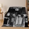 Coperta in Flanella Artistica Tokio Hotel Bill Tom Kaulitz Rock Music, Morbida e Accogliente Coperta da Divano/Letto per Casa Camera da Letto Coperta Regalo