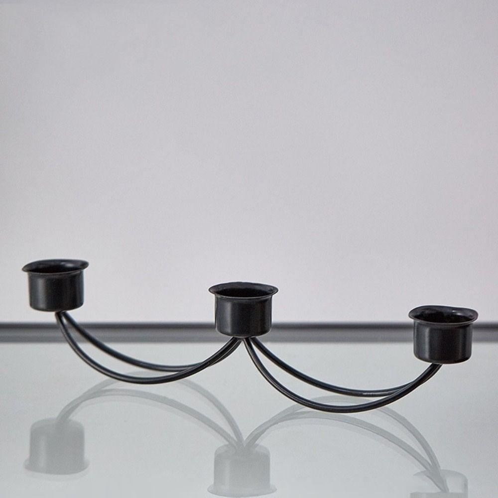 Vintage Candle Stand Metal Candle Holder New Three Head Candlestick  Party