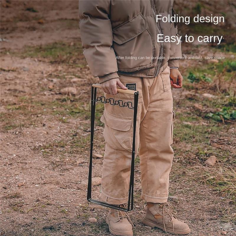 

Хороший-Наружный бытовой мусорный стеллаж Складная стойка для хранения кухонных отходов Держатель для пластиковых пакетов